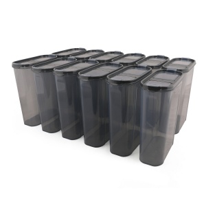 Set 12 recipiente alimentare , UnicUtil, Modern Versatile, Antracit - Img 4