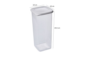 Set 12 recipiente alimentare , UnicUtil, Spacious Versatile, Alb - Img 6
