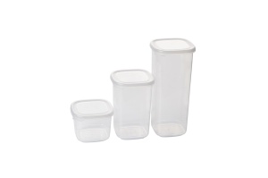 Set 15 recipiente alimentare , UnicUtil, Premium Spacious, Alb - Img 6