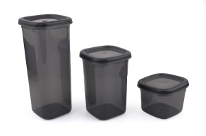 Set 18 recipiente alimentare , UnicUtil, Elegant Versatile, Gri - Img 3