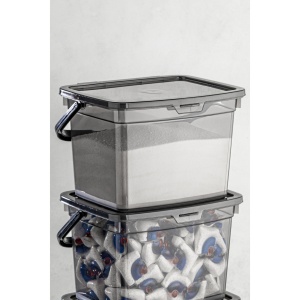 Set 2 recipiente alimentare , UnicUtil, Spacious Durable, Antracit - Img 3