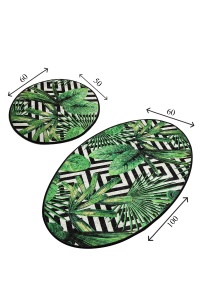 Set covorase baie 2 piese, Chic Finish, UnicUtil, Multicolor - Img 3