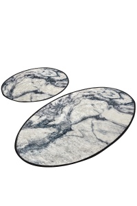 Set covorase baie 2 piese, Comfort Plush, UnicUtil, Multicolor - Img 2