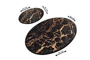 Set covorase baie 2 piese, Premium Feel, UnicUtil, Multicolor - Img 3