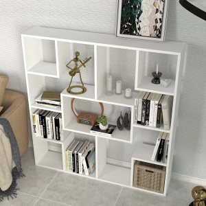 Biblioteca, Creative Structure, UnicUtil, 120 x 22 x 123.6 cm, Alb - Img 4