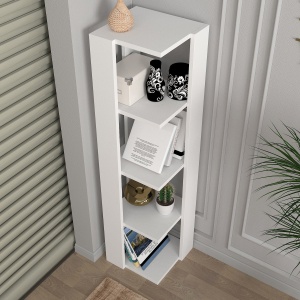 Biblioteca de Colt, UnicUtil, 31 x 120 x 33 cm, Alb - Img 3