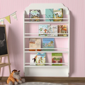 Biblioteca, Joy Organizer, UnicUtil, 80 x 12 x 132 cm, Alb, UUBIB38 - Img 4