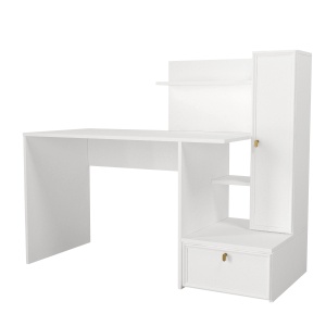 Birou, Functional Flow, UnicUtil, 142.8 x 60 x 115.8 cm, Alb - Img 6