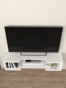 Comoda TV, Compact View, UnicUtil, Alb - Img 5