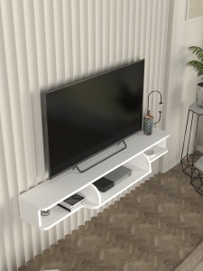Comoda TV, Cozy Look, UnicUtil, Alb - Img 4