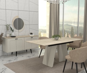 Comoda TV, Elegant Touch, UnicUtil, Crem - Img 7