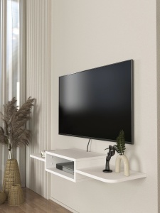 Comoda TV, Nordic Charm, UnicUtil, Alb - Img 5