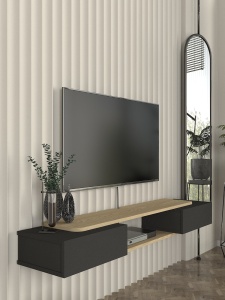 Comoda TV, Soft Harmony, UnicUtil, Gri - Img 3