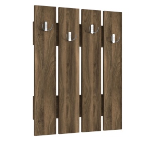Cuier Panou, Elegant BrownHooks, UnicUtil, 64.7 x 3.6 x 80 cm, Maro, UUORG31 - Img 5