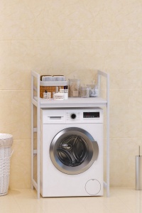 Dulap pentru mașina de spălat, C7 White, UnicUtil, Alb, Lățime: 70 cm, Înălțime: 116 cm, Adâncime: 60 cm - Img 5