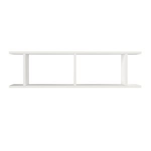 Etajeră de Perete, Floating Elegance, UnicUtil, 100 x 22 x 27.6 cm, Alb Mat, UUETA40 - Img 5