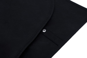 Husa pentru costum, cu maner, din material netesut, Polipropilenă, 60 x 100 cm, Negru, UUHH01 - Img 4