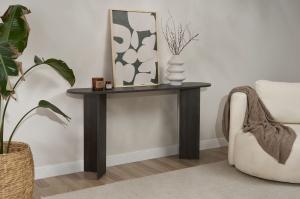 Masa decor, Sira Lumiere, UnicUtil, Lumiere Black, Lățime: 150 cm, Înălțime: 75 cm, Adâncime: 35 cm - Img 4