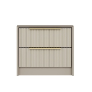 Noptiera, Polished Minimalist, UnicUtil, 53 x 45 x 45 cm, Alb -Crem - Img 4