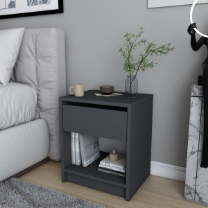 Noptiera, Sophisticated Rustic, UnicUtil, 45 x 36 x 53 cm, Antracit - Img 3