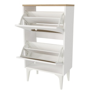 Pantofar Timeless Charm, UnicUtil, 56 x 30 x 101 cm, Alb-Maro, UUORG09 - Img 6
