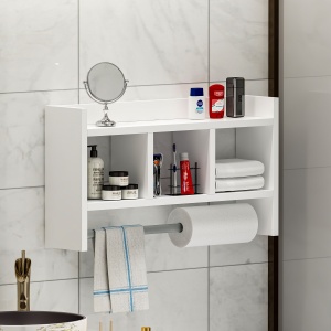 Rafturi perete, Solid Base, UnicUtil, 63 x 35 x 14 cm, Alb - Img 10