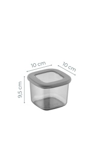 Set 3 recipiente alimentare , UnicUtil, Spacious Versatile, Antracit - Img 4