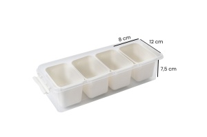 Set 4 caserole plastic , UnicUtil, Compact Versatile, Transparent - Img 7