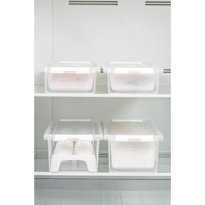 Set 4 caserole plastic , UnicUtil, Spacious Versatile, Transparent - Img 2