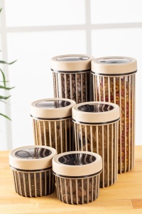 Set 6 recipiente alimentare , UnicUtil, Elegant Spacious, Cream - Img 2