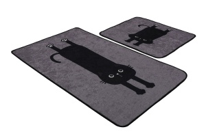 Set covorase baie 2 piese, Chic Finish, UnicUtil, Multicolor - Img 2