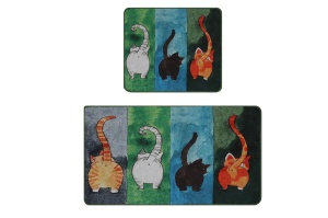 Set covorase baie 2 piese, Deluxe Soft, UnicUtil, Multicolor - Img 3