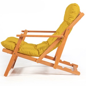 Set Gradina - Masa si Scaune (3 Bucati), Bundle echo, UnicUtil, Culoarea Galben Natural - Img 4