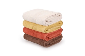 Set prosoape de mana 4 bucati, Sophisticated Texture, UnicUtil, Coral - Img 2