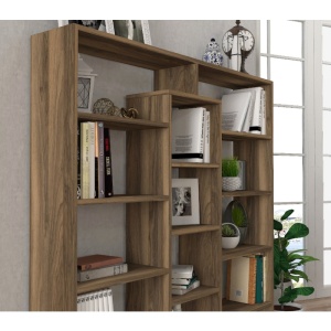 Bibliotecă, Ample Bookcase, UnicUtil, Maro - Img 4