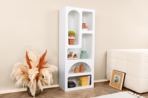 Biblioteca, Timeless Style, UnicUtil, 60 x 32 x 150 cm, Alb - Img 2