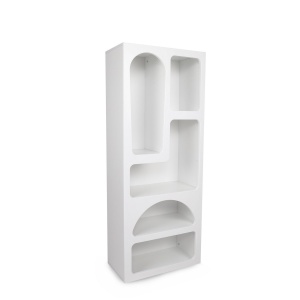 Biblioteca, Timeless Style, UnicUtil, 60 x 32 x 150 cm, Alb - Img 7