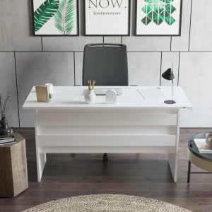 Birou UnicUtil Alb 140 x 60 x 73.8 cm - Img 2