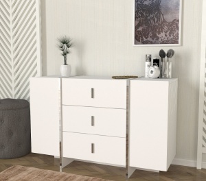 Comoda, Elegant View, UnicUtil, Alb - Img 2