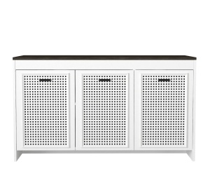 Comoda Televizor, Frame Cube, UnicUtil, 120 x 45 x 75 cm, Alb, UUCOM10 - Img 5