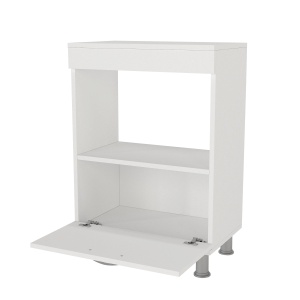 Dulap Organizator pentru Bucatarie, Compact Serve, UnicUtil, 60 x 35.5 x 86.3 cm, Alb, UUORG29 - Img 11