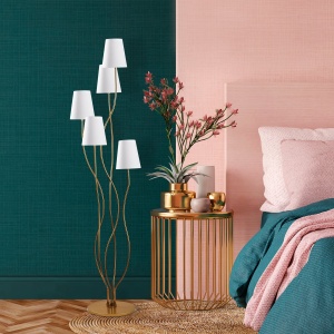 Lampadar, Echo drift, UnicUtil, Culoarea Auriu Alb - Img 3