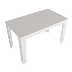 Masă dining living și bucătărie, Darlen, UnicUtil, Alb, 125 cm - Img 7