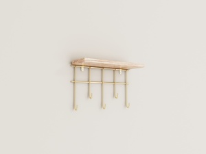 Raft perete, Modern Craft, UnicUtil, 27 x 20 x 10 cm, Auriu Maro - Img 4