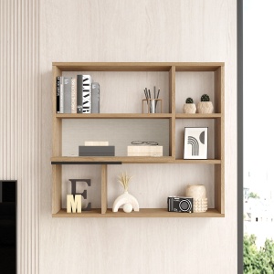 Rafturi perete, Classic Touch, UnicUtil, 90 x 81 x 22 cm, Nuc