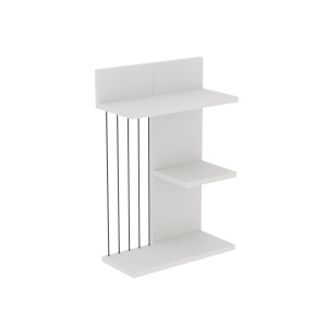 Rafturi perete, Simple Form, UnicUtil, 40 x 60 x 19 cm, Alb - Img 6