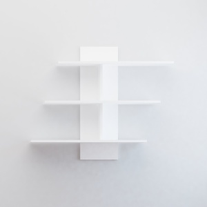 Rafturi perete, Solid Base, UnicUtil, 111 x 90 x 20 cm, Alb - Img 2
