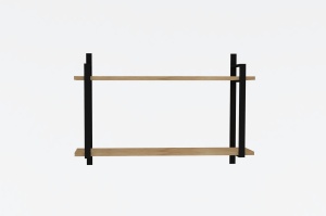 Rafturi perete, Solid Base, UnicUtil, 90 x 60 x 22 cm, Nuc - Img 2