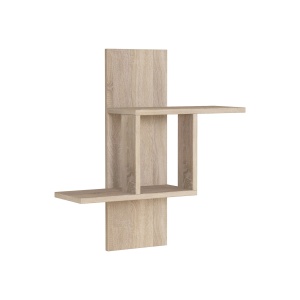 Rafturi perete, Timber Base, UnicUtil, 64 x 70 x 20 cm, Sonoma Stejar - Img 2