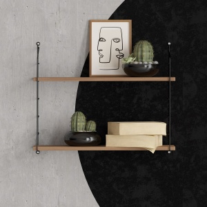 Rafturi perete, Vintage Frame, UnicUtil, 72 x 58 x 20 cm, Nuc